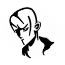 Lil peep Hellboy tattoo design idea