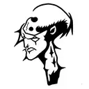 Lil peep Hellboy tattoo design idea