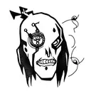 Lil peep Hellboy tattoo design idea