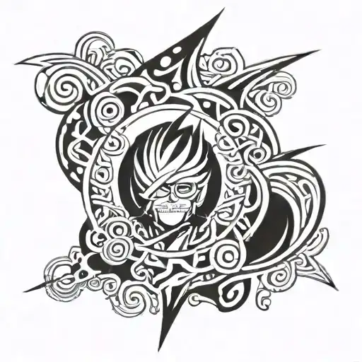 Bleach anime tattoo design idea