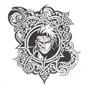 Bleach anime tattoo design idea