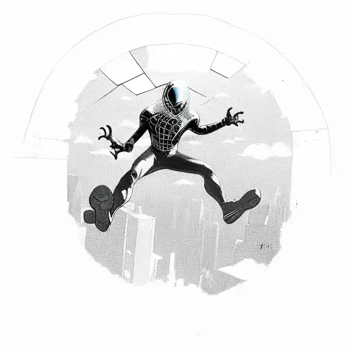 miles morales leap of faith tattoo design idea
