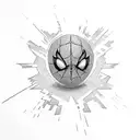 miles morales falling  tattoo design idea