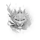 past, present and future tattoo design idea