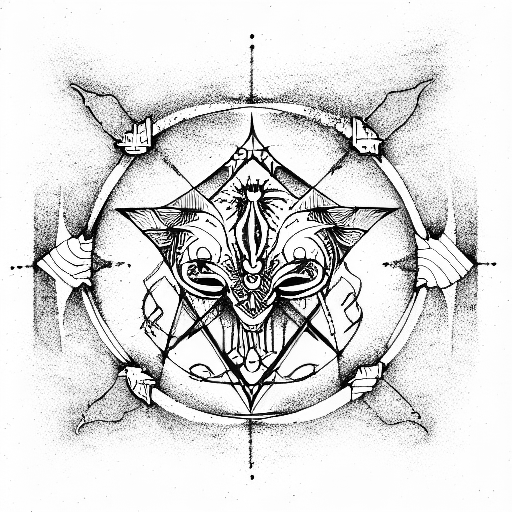 alchemy brimstone tattoo design idea