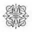 Star tattoo design idea