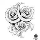 cobra e flores tattoo design idea