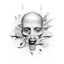 Salvidor dali  tattoo design idea