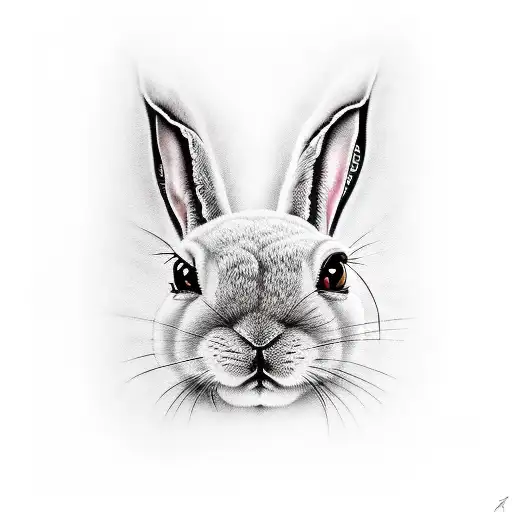 bad bunny artist tattoo design idea