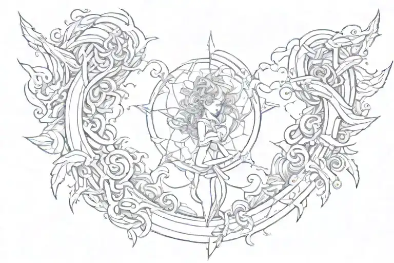 I think therefore I am the way of truth tattoo design idea