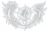 I think therefore I am the way of truth tattoo design idea