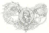 I think therefore I am the way of truth tattoo design idea