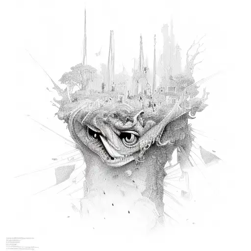 anxiety  tattoo design idea