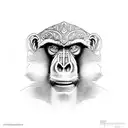 mandrill tattoo design idea