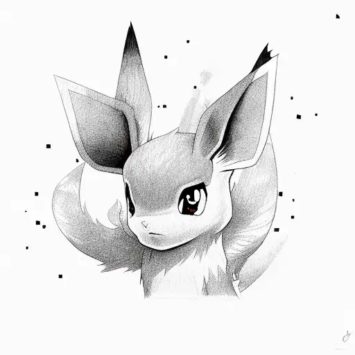 eevee tattoo design idea