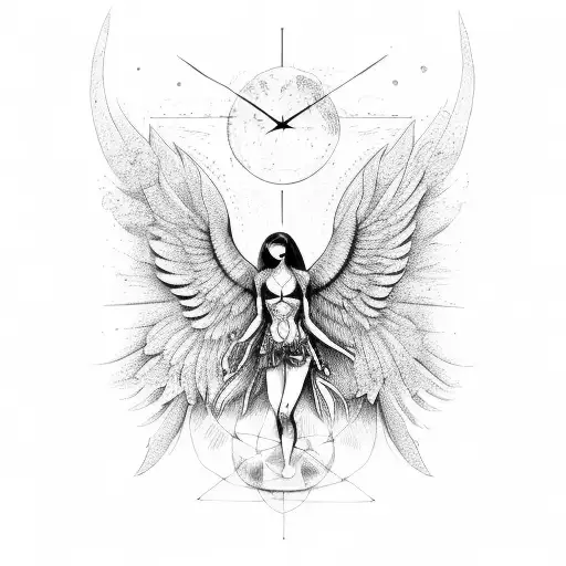 Icarus tattoo design idea