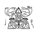 Weighing Scale Law tattoo design idea