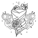 I love you a bushel and a peck and a hug around the neck tattoo design idea