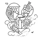 I love you a bushel and a peck and a hug around the neck tattoo design idea