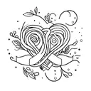 I love you a bushel and a peck and a hug around the neck tattoo design idea