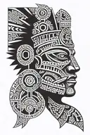 Aztec tattoo design idea