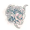 cobra com flores tattoo design idea