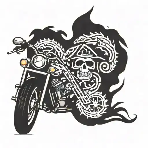 sons of anarchy symbol tattoo design idea