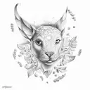 thyme and oregano tattoo design idea