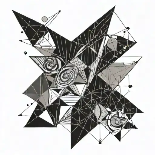 just the number 9  tattoo design idea