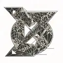 number 9 tattoo design idea