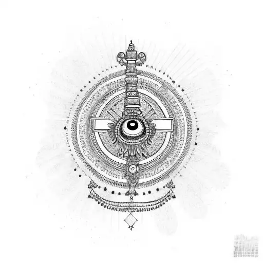 lord balaji tirupati tattoo design idea
