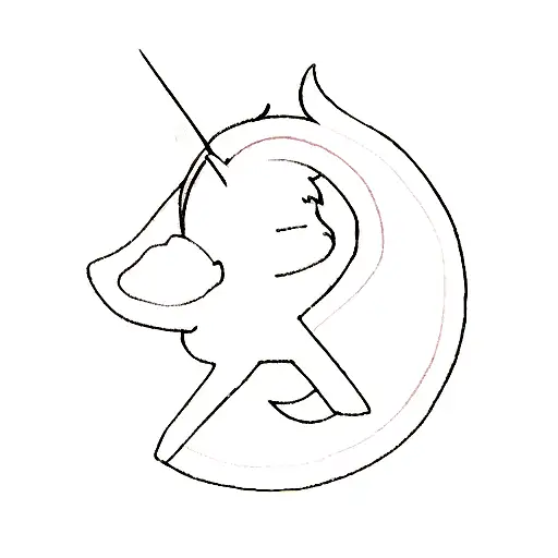 a unicorn tattoo design idea