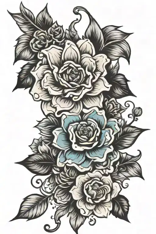wandering floral forearm tattoo design tattoo design idea