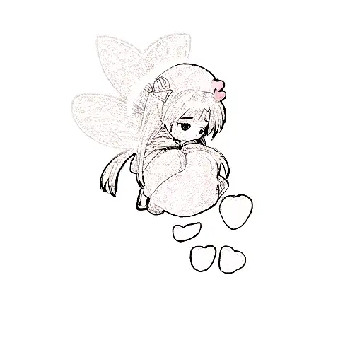 a valentine's day fairy tattoo design idea