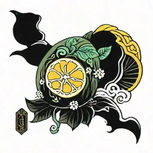 LEMON tattoo design idea