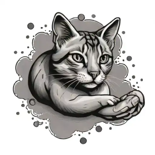 Sammie with a pebble dropping tattoo design idea