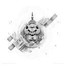 balance creator bounceback money reality luxury tattoo design idea