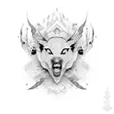 wealth peace luxury tattoo design idea