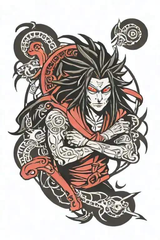Madara Uchiha tattoo design idea