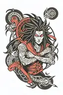 Madara Uchiha tattoo design idea