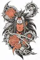 Madara Uchiha tattoo design idea