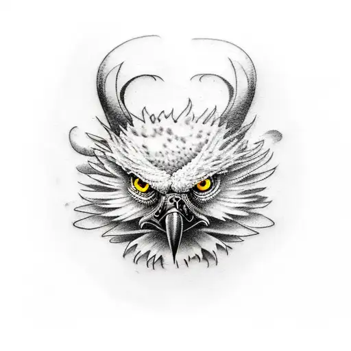 3 ospreys  tattoo design idea