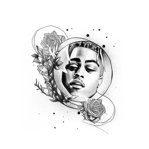 XXXTentacion tattoo design idea