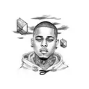 XXXTentacion tattoo design idea