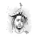 XXXTentacion tattoo design idea