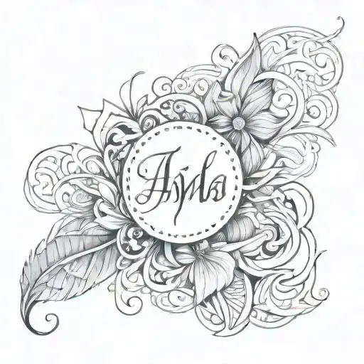 last name tattoo tattoo design idea