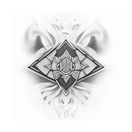 epaulette tattoo design idea