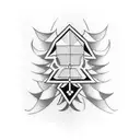 epaulette tattoo design idea