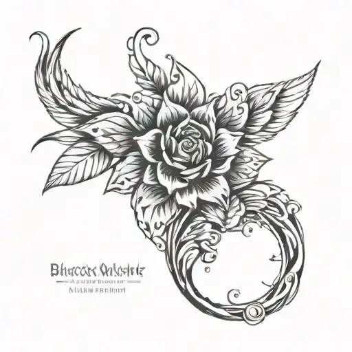 weight loss tattoo design idea