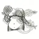 weight loss tattoo design idea
